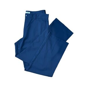 Izod golf Blue Pants with Smooth Texture and Straight Leg Design